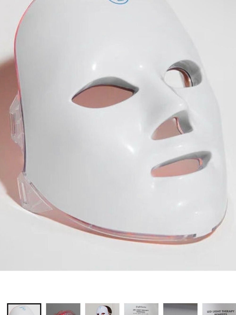 GLOKORE Wireless LED Face Mask NIB